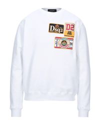 white dsquared sweatshirt