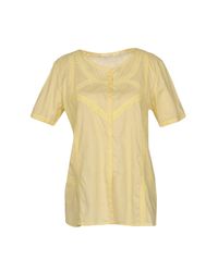 Vanessa Bruno Athé Yellow Shirt