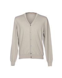 Alpha Studio Gray Cardigan for men