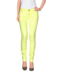 Annarita N. Yellow Casual Trouser