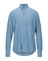 Eton Baumwolle Hemd in Blau für Herren - Lyst
