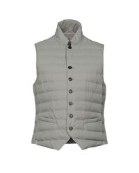 Brunello Cucinelli Gray Down Jacket for men