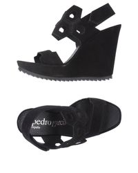 Pedro Garcia Black Sandals