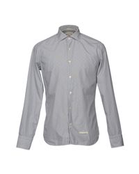 Tintoria Mattei 954 Gray Shirts for men