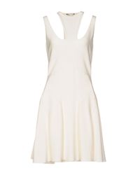 Alexander McQueen White Short Dress