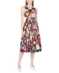 Dolce & Gabbana Black Midikleid