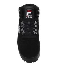 Sneakers \u0026 Tennis montantes Daim Fila en coloris Noir - Lyst