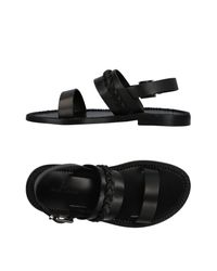 Louis Leeman Black Sandals for men