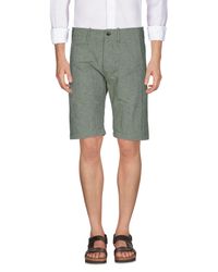 President's Green Bermuda Shorts for men