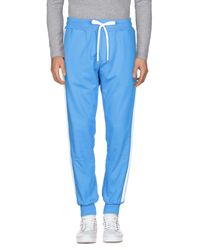 Ports 1961 Blue Casual Pants for men