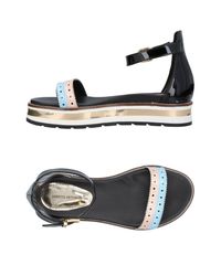 Loretta Pettinari Blue Sandals