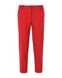 Jolie By Edward Spiers Red Casual Trouser
