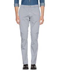 Alessandro Dell'acqua Gray Casual Pants for men