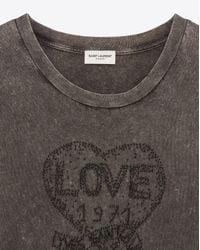 Saint Laurent Black T-shirt And Jersey