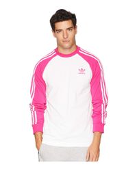 adidas pink top long sleeve