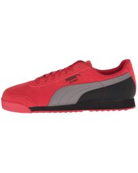 Puma roma red and black Clearance