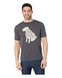 Life Is Good. Black Be You Dog Cool Teetm for men