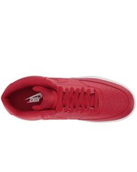 nike court vision mid men's shoes size 11 red