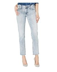 Silver Jeans Co Elyse Mid-Rise Curvy Fit Capris L43002SDK260