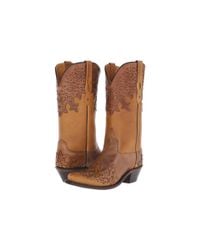 Old West Boots Womens LF1540 Tan Fry/Light Tan Boot