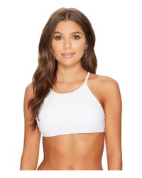Body Glove White Smoothies Elena Top (black) Women's Swimwear