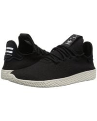 Adidas Originals Rubber Pharrell Williams Tennis Human Race Black Black Chalk White Shoes For Men Lyst Adidas Originals Rubber Pharrell Williams Tennis Human Race Black Black Chalk White Shoes For Men Lyst