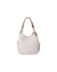 michael kors lillie lg shoulder tote black