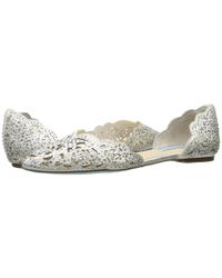 Betsey Johnson Leather Lucy (ivory Satin) Women's Shoes in White 