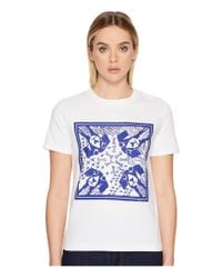 Paul Smith Blue Dog T-shirt (white/navy) Women's T Shirt
