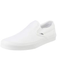 white slip on vans womens sale