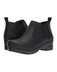dansko booties black