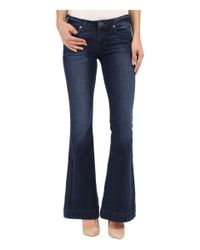 Hudson Jeans Blue Mia 5 Pocket Mid Rise Flare
