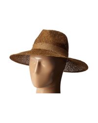 Lauren by Ralph Lauren Brown Genuine Sisal Tonal Weave Sun Hat for men