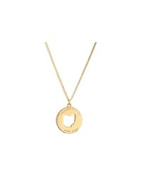 kate spade new york Metallic State Of Mind Ohio Pendant Necklace