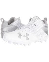 Under Armour White Ua Ripshot Mid Mc for men
