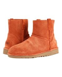 ugg classic unlined mini perf