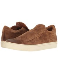 John Varvatos Brown Reed Laceless Low for men