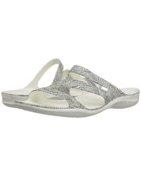 Shoes & Handbags Athletic Sport Sandals & Slides Crocs Womens Swiftwater  Graphic W Flat Sandal christkindlmarket.com