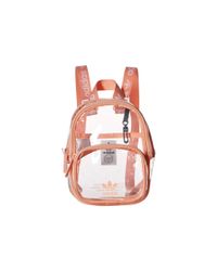 adidas Originals Originals Clear Mini Backpack (glow Purple) Backpack Bags  in Pink - Lyst