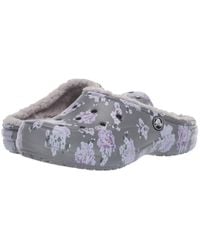 crocs freesail printed lined clog