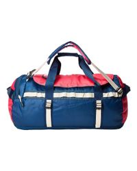 The North Face Synthetic Base Camp Duffel Medium Tnf Red Tnf Black Duffel Bags In Blue For Men Lyst