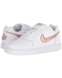 Nike Ebernon Low (black/metallic Red Bronze) Women's Shoes - Lyst