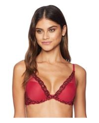 Natori Multicolor Feathers Contour Plunge Bra 730023