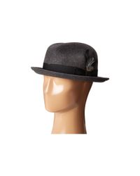 Bailey of Hollywood Wool Tino (black Mix) Caps for Men - Lyst