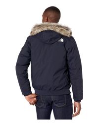 north face gotham jacket blue