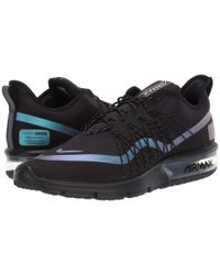 Nike Rubber Air Max Sequent 4 Utility Running Shoes in Black for Men - Lyst