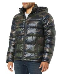 mens guess bubble jacket