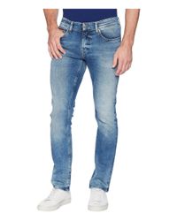 Tommy Hilfiger Denim Scanton Slim Fit Jeans (berry Mid Blue Comfort) Men's  Jeans for Men - Lyst