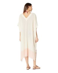 Hat Attack Cotton Avery Kaftan Cover Up In White Lyst