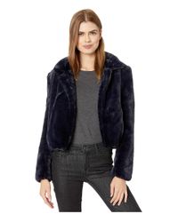 blank faux fur jacket